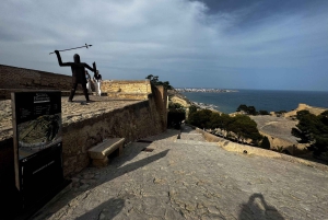 Visit Santa Barbara Castle in Alicante and Flamenco Show, Private Van