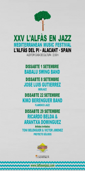 25th Jazz Festival in Alfaz del Pi