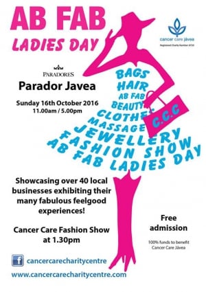Ab Fab' Ladies Day Fair, Cancer Care, Javea