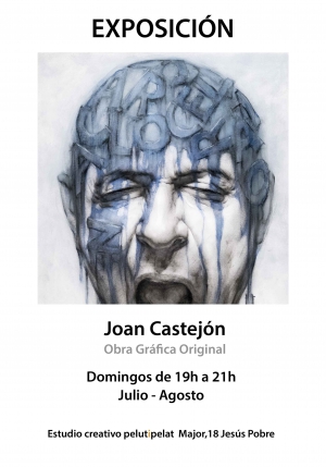 Exhibition of paintings by Joan Castejon in Jesus Pobre