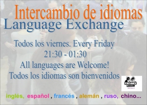 Language Exchange Meeting/intercambio de idiomas.