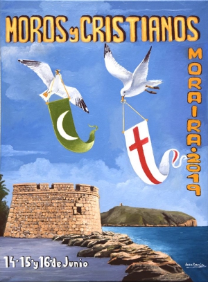 Moors and Christians in Moraira