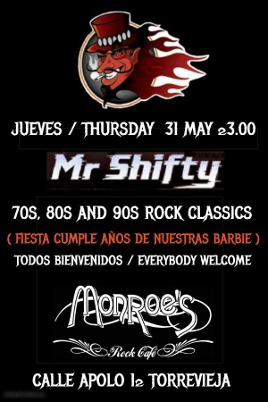Mr Shifty at Torrevieja