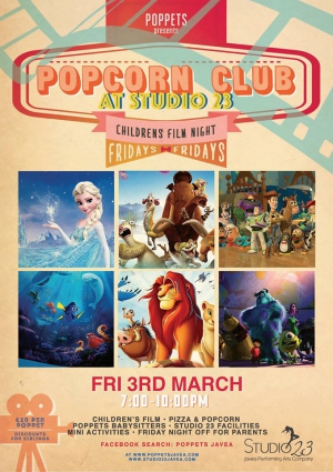 Popcorn Club - Kids Friday Film Night at Studio 23