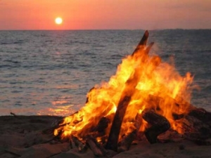 San Juan bonfires on the beach - Costa Blanca
