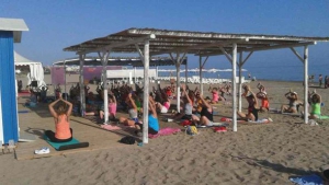Free exercise classes on Denia beaches