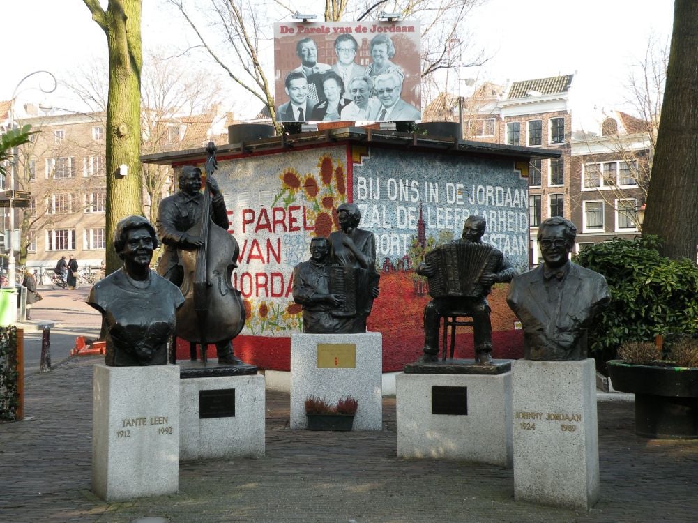 Famosos Músicos de Amsterdã no Bairro Jordaan