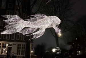 №1 Круиз по Амстердаму с волшебными огнями, включая напитки и печенье