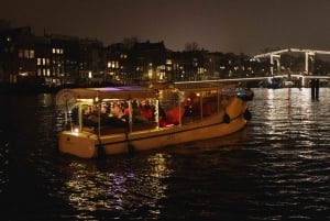 №1 Круиз по Амстердаму с волшебными огнями, включая напитки и печенье