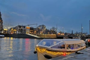 №1 Круиз по Амстердаму с волшебными огнями, включая напитки и печенье