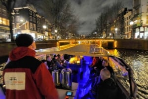 №1 Круиз по Амстердаму с волшебными огнями, включая напитки и печенье