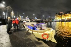 №1 Круиз по Амстердаму с волшебными огнями, включая напитки и печенье