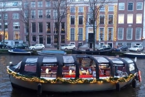 №1 Круиз по Амстердаму с волшебными огнями, включая напитки и печенье