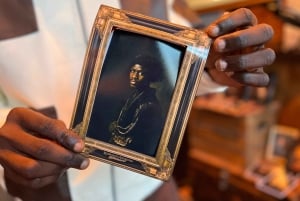 Lembrança fotográfica com retrato em IA