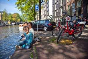 Amsterdam: 1/3-timmars eller heldags cykeluthyrning med lås