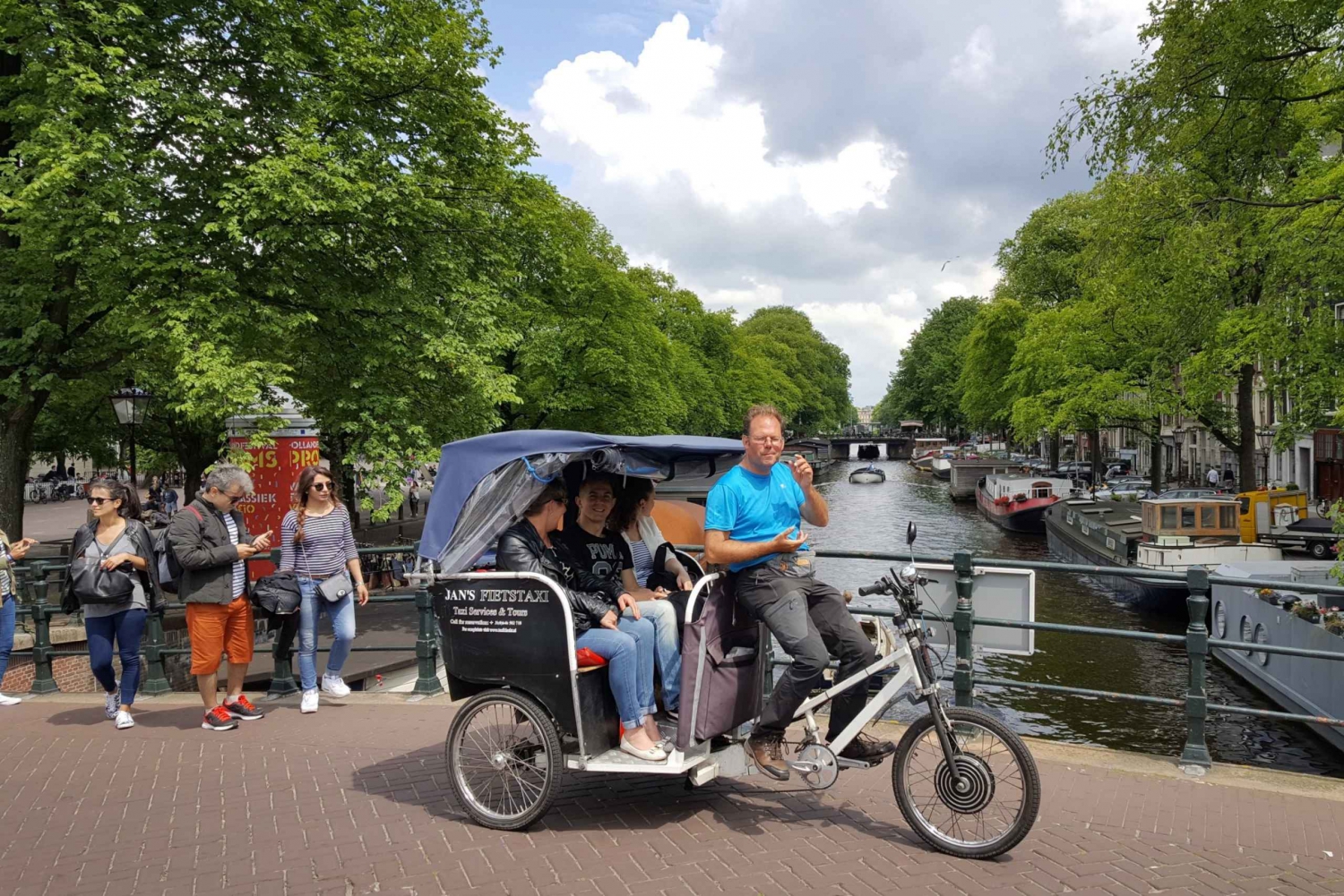 Amsterdam : Visite guidée de 2 heures en pousse-pousse