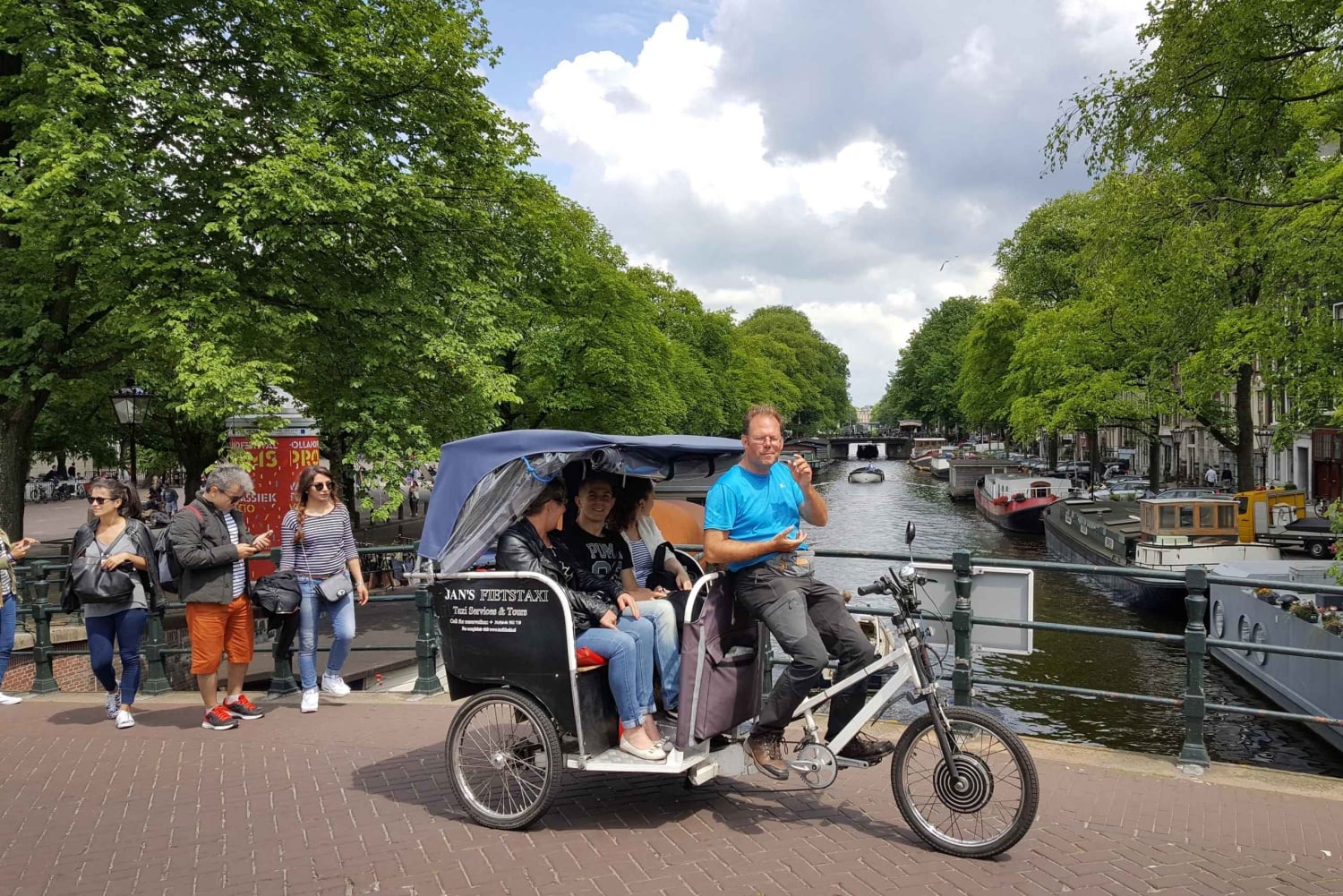 Amsterdam: 2-timmars sightseeing med Rickshaw