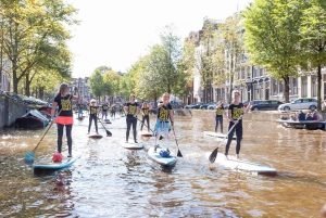 Amsterdam: 2 uur stand-up paddleboard-tour