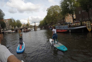 Amsterdam: 2 uur stand-up paddleboard-tour