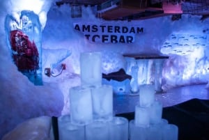 Ámsterdam: Barco turístico Hop-On Hop-Off de 24 horas y XtraCold Icebar