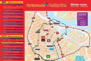 Amsterdam: 24 timmars hop-on hop-off-båt och XtraCold Icebar