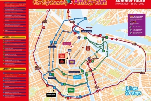 Amsterdam: 24-Stunden Hop-On/Hop-Off-Boot und XtraCold Icebar