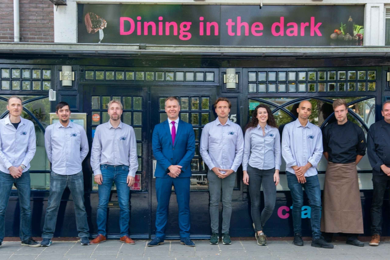 Amsterdam: cena di 3 portate al buio