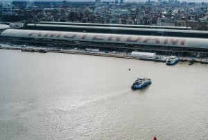 Amsterdam: A'DAM Lookout met ronddraaiend restaurant Moon