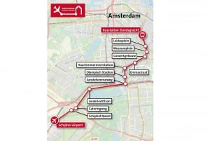 Amsterdam: Airport Express Bus Transfer to/from City Center