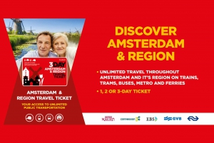 Amsterdam: Amsterdam & Region Travel Ticket for 1-3 Days