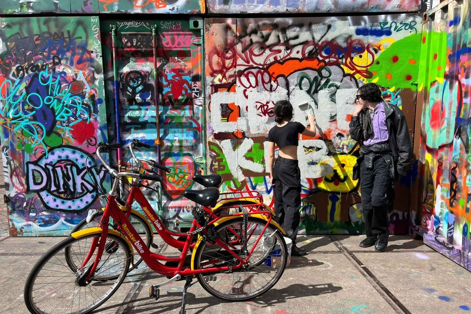 Amsterdam:: Cykeludlejning med gratis app til selvguidet tur