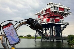 Amsterdam:: Cykeludlejning med gratis app til selvguidet tur