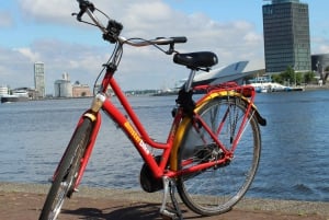 Amsterdam:: Cykeludlejning med gratis app til selvguidet tur