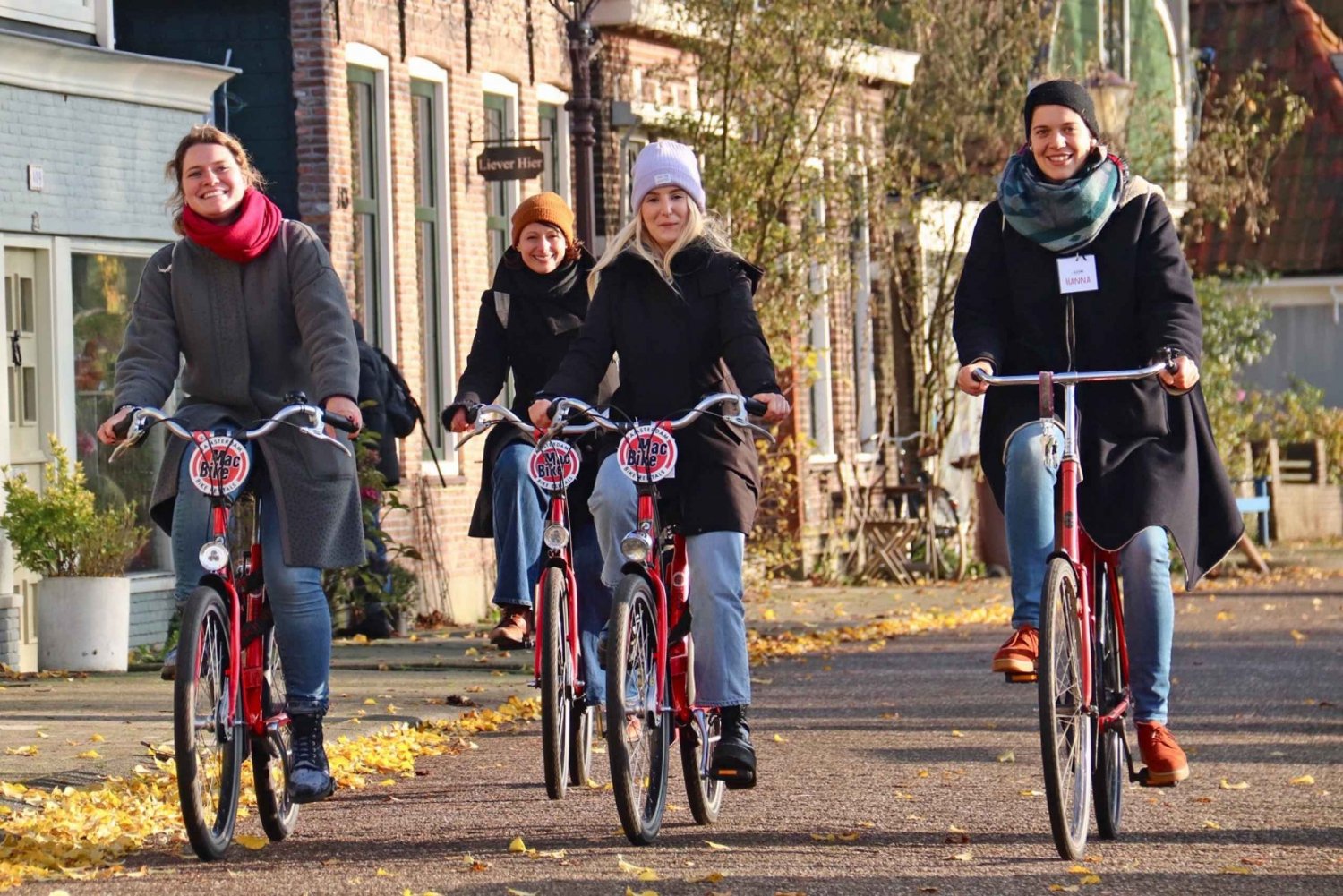 Amsterdam: Wycieczka rowerowa (Noord) w języku niemieckim lub angielskim