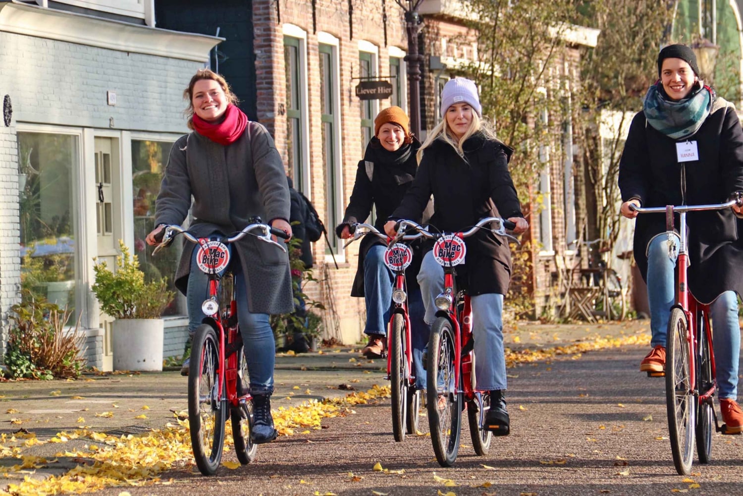 アムステルダム：ドイツ語または英語での自転車ツアー（Noord）