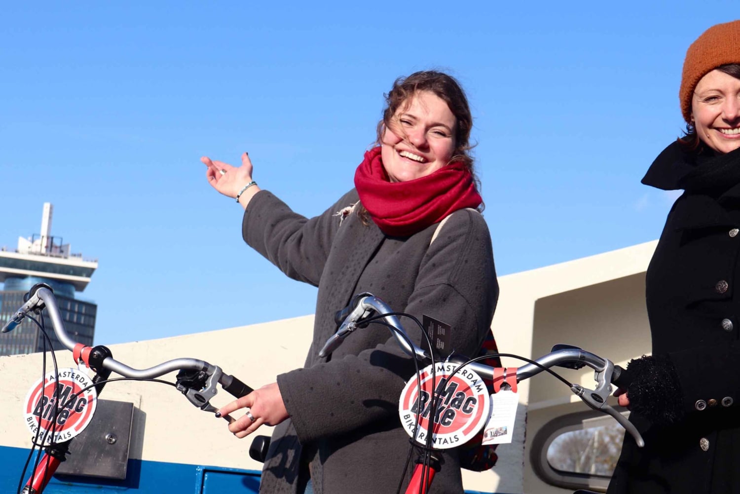 アムステルダム：ドイツ語または英語での自転車ツアー（Noord）