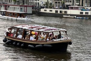 Amsterdam: Boat Tour with Optional Unlimited Drinks