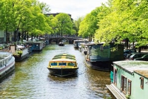 Amsterdam: Burger-Dinner-Grachtenrundfahrt
