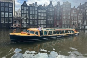 Amsterdam: Burger-Dinner-Grachtenrundfahrt