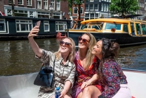 Amsterdam: Burger-Dinner-Grachtenrundfahrt