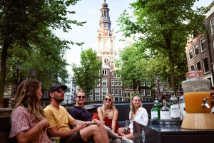 Amsterdam: Prywatna wycieczka łodzią piwną po pasie kanałów