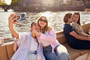 Amsterdam: Canal Booze Cruise with Unlimited Drinks Option