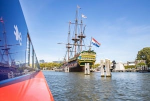 Amsterdam: Ticket de entrada combinado para el paseo en barco por el canal y el Museo Moco