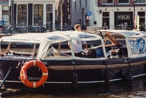 Amsterdam: Luxury Canal Cruise with 1 Complimentary Drink