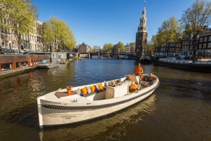 Amsterdam: Canal Cruise with Drinks and Native German Guide