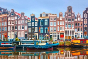 Amsterdam: Kanalcruise med lydguide