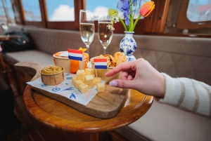 Amsterdam: Kanalcruise med bobler og noe å bite i
