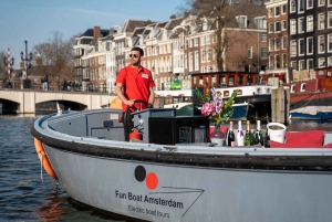 Amsterdam: Kanalkryssning med holländska pannkakor och drinkar