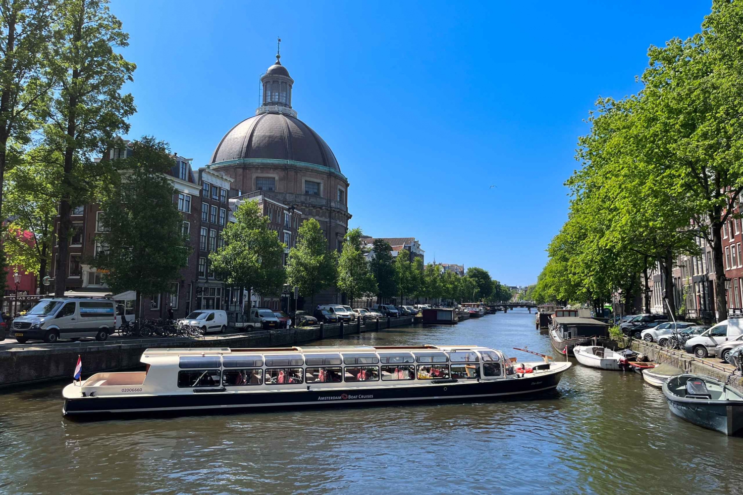 Amsterdam: Kanalrundfart med live-kommentarer og audioguide