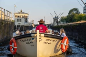 Amsterdam: Kanalrundfart med lokal guide og valgfri drikkevarer